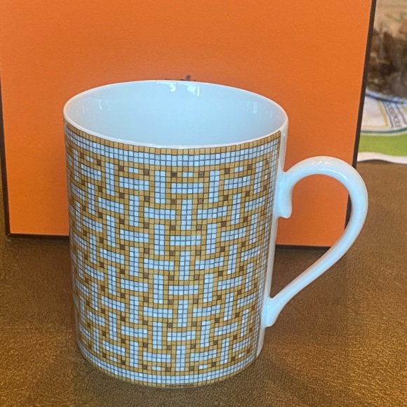 Hermes Mosaique Au 24 Gold Mug. New in Box - Picture 10 of 10
